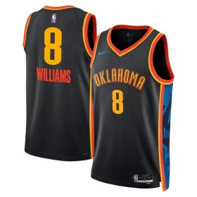 Dres Oklahoma City Thunder Jalen Williams Nike 2024-25 City Edition Crno Swingman